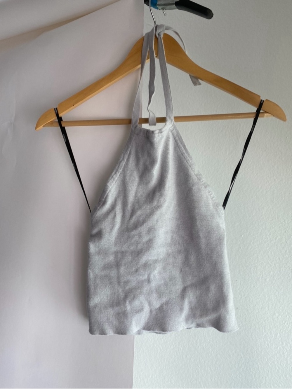 Forever 21 Light Gray Halter Knit Camisole